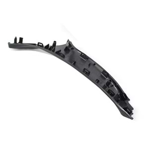 Inside Door Panel Pull Handle, Front or Rear/Right/Inside, Black/Softage, Oem St., ABS