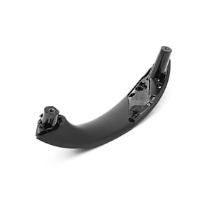 Inside Door Panel Pull Handle/Oem St., Front/Left/Inside, Black Softage/Softage, ABS