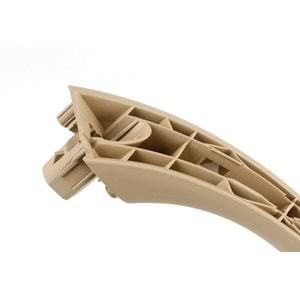 Inside Door Panel Pull Handle/Oem St., Rear/Left/Inside, Beige Surface/Softage, ABS