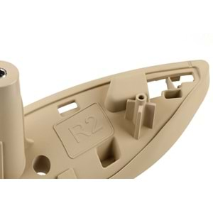 Inside Door Panel Pull Handle/Oem St., Rear/Right/Inside, Beige Softage/Softage, ABS