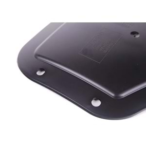 Headlight Bulp Access Cover, Front/Left, Black, Oem St., ABS