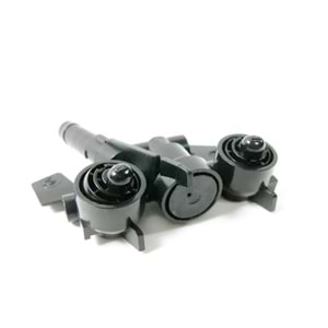 Headlight Washer Nozzle, Front/Right, Primer/Black), Oem St., ABS