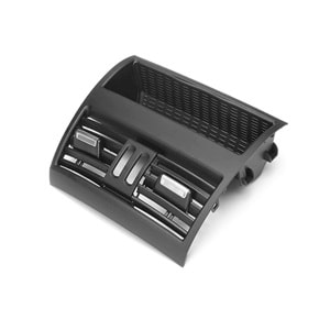 Air Vent Grillee/Oem St., Rear, Matte Black Surface, ABS