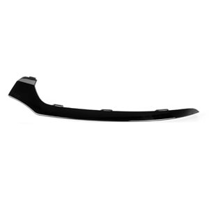 Bumper/AMG, Front Lower Trim/Left, Piano Black Surface, Oem St., ABS