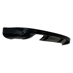 A3 8P S3 Style Rear Bumper Lip Left Double Outputs Raw Surface Vacuum Plastic / 2005-2008 (2 Door)