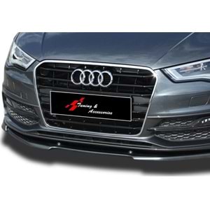 A3 8V S3 Front Grille ABS / 2012-2016 (ChromeFrame + Piano Black)
