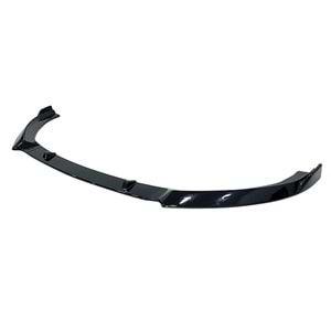 A4 B8 FL V3 Model 3 Pieces Front Lip Piano Black ABS / 2012-2015