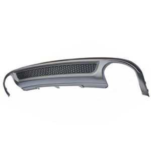 A4 B8 S Line Rear Diffuser Left+Right Double Outputs Matte Grey Surface ABS / 2008-2011 (Standart Bmp)