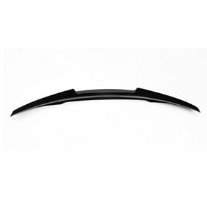 A4 B9 F80 Rear Trunk Spoiler Piano Black ABS / 2016-2019