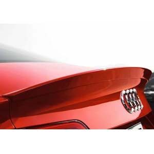 A5 B8 S5 Rear Trunk Spoiler Piano Black ABS / 2009-2016 (4 Doors)