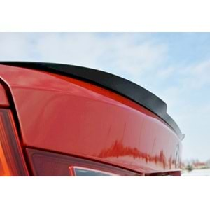 F30 Max Rear Trunk Cap Spoiler Piano Black Vacuum Plastic / 2012-2018