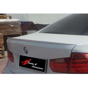 F30 M3 Style Rear Spoiler Piano Black ABS / 2012-2018