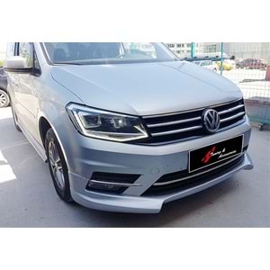 Caddy Mk3 FL2 Rieger Model Front Lip Raw Surface Vacuum Plastic / 2015-2020