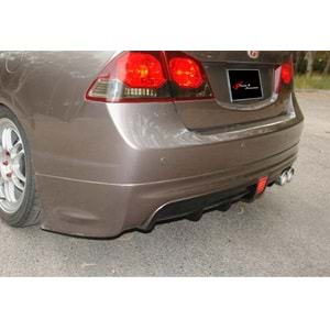 Civic FD6 Mugen RR Model Rear Bumper Lip Right Double Output Vacuum Plastic / 2006-2011