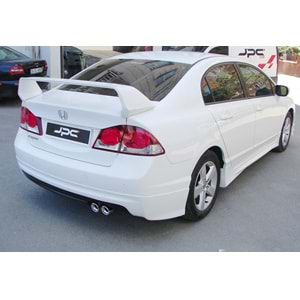 Civic FD6 Mugen Model Rear Bumper Lip Right Double Output Vacuum Plastic / 2006-2011