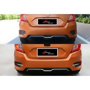Civic FC5 Arka Sis Farı Kenar Çıtası ABS / 2016-2021