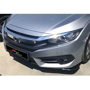 Civic FC5 Front Flaps Matte Black ABS / 2016-2021