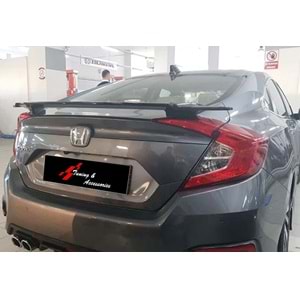 Civic FC5 Rear Trunk WT Spoiler Raw ABS / 2016-2021