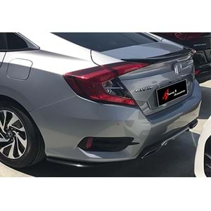 Civic FC5 Rear Flaps Matte Black ABS / 2016-2021