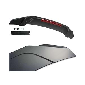 Civic FC5 OEM Rear Trunk Spoiler With LED Raw Surface ABS / 2016-2021