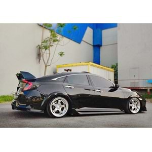 Civic FC5 Type R Side Skirts Raw Surface Vacuum Plastic / 2016-2021