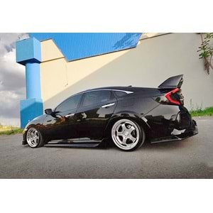 Civic FC5 Type R Side Skirts Raw Surface Vacuum Plastic / 2016-2021