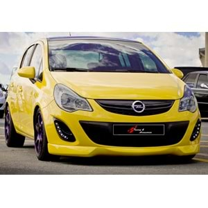 Corsa D Steinmetz Front Lip Raw Vacuum Plastic / 2011-2014