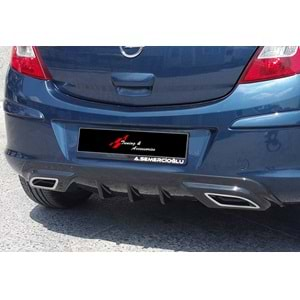 Corsa D Sport Diffuser Piano Black Vacuum Plastic / 2011-2014