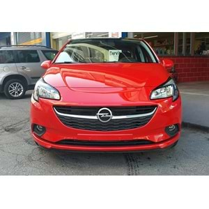 Corsa E Sport Style Front Lip Raw Vacuum Plastic / 2014-2019