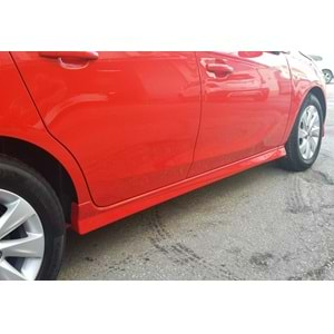 Corsa E Sport Side Skirts Raw Surface Vacuum Plastic / 2014-2019