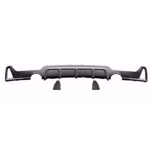 F32 F33 F36 M Performance Diffuser Matte Black ABS / 2014-2020 (R+L Single Output)