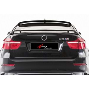 E71 X6 Hamman Style Rear Roof Spoiler Raw Surface ABS / 2008-2014