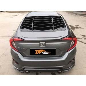 Civic FC5 Rear Window Louver Matte Black ABS / 2016-2021