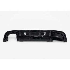 A3 8V Facelift Max Rear Diffuser Piano Black Vacuum / 2016 - 2020