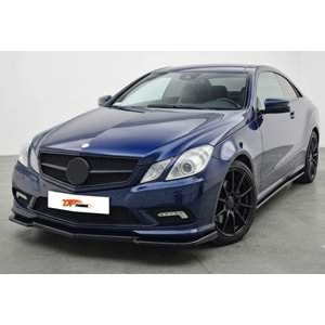 W207 Coupe AMG Line Front Lip Piano Black Vacuum / 2009 - 2012