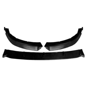 G20 Standard Bumper Front Lip Piano Black ABS / 2020 - 2022 (3 Pieces)