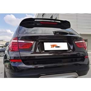 X3 F25 Rear Roof Spoiler Piano Black ABS / 2011 - 2018