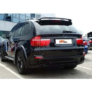 X5 E70 Rear Roof Spoiler Piano Black ABS / 2006 - 2013
