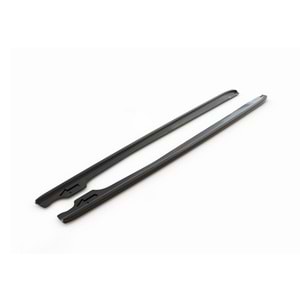 E46 MAX Side Skirt Lower Lip Piano Black Vacuum Plastic / 1997-2006
