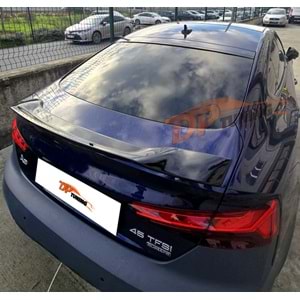 A5 B9 R Style Spoiler Piano Black ABS / 2016-2021