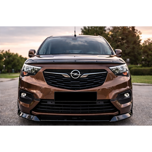 Combo Front Lip Piano Black Vacuum Plastic / 2019-up