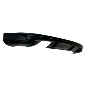 A3 8P S3 Style Rear Bumper Lip Left Double Outputs Raw Surface Vacuum Plastic / 2005-2012 (4 Doors)