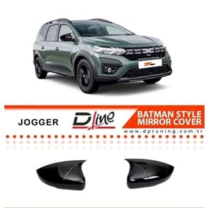 Jogger Batman Mirror Cover Piano Black ABS / 2021 - 2026