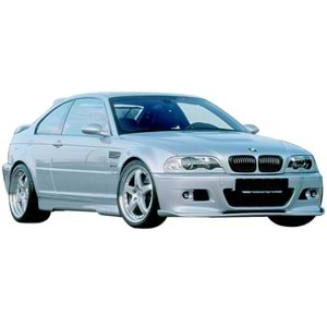 E46 Hamman Front Lip Piano Black Vacuum Plastic / 1997-2006