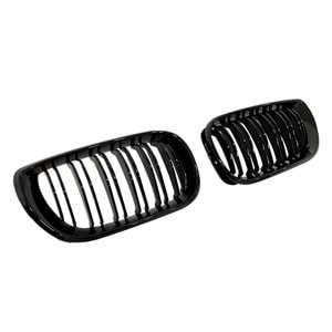 E46 M3 Front Grille Piano Black ABS / 1997-2001 // Sedan