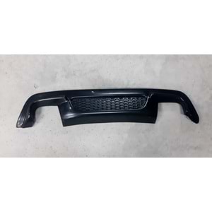 E60 M5 Rieger Style Diffuser R+L Dual Output Piano Black Vacuum Plastic / 2003-2010