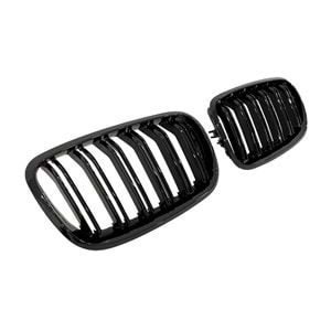 E70 X5 M Front Grille Piano Black ABS / 2006-2013