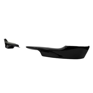 E92 - E93 M Performance Front Flaps Piano Black Vacuum Plastic / 2007-2009