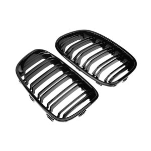 F20 M1 Front Grille Piano Black ABS / 2011-2014