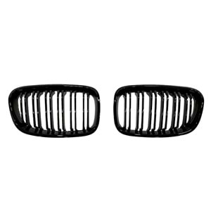 F20 M1 Front Grille Piano Black ABS / 2011-2014